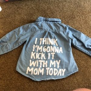 Denim Button Down Sz 2T